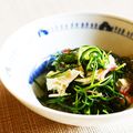 kebeibiko's cooksnap of when they made おかひじきと湯葉のジュレ和え.