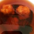 knys's cooksnap of when they made お食い初め～えびしんじょうのお吸い物～.