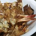 滝沢昇's cooksnap of when they made 廃物利用『海老の殻』でおつまみ.