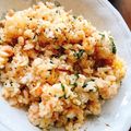 mami♪123's cooksnap of when they made 鮭フレーク炒飯.