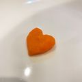 ひなコアラ's cooksnap of when they made 人参のハート飾り切り.