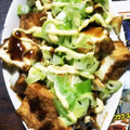 糸問屋's cooksnap of when they made 電子レンジで簡単!!厚揚げのお好み焼き風.