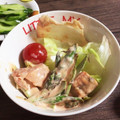 さ、き's cooksnap of when they made 簡単！鮭とアスパラのエビマヨ風✿.
