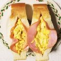 クックEGIVJ7☆'s cooksnap of when they made ダブルソフトでハム卵サンドイッチ.