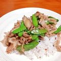 有ちん's cooksnap of when they made 簡単♪絹さやと豚バラのスタミナ炒め♪.
