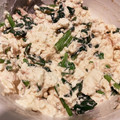 rietles☆'s cooksnap of when they made ほうれん草とツナの豆腐和え.