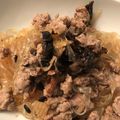 1035's cooksnap of when they made 中華風豚ひき肉と春雨のピリ辛炒め.