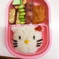 riotan3's cooksnap of when they made キャラ弁 簡単キティーチャン.