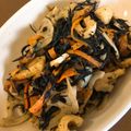 こけまめ's cooksnap of when they made 簡単♡ひじきとしゃきしゃきレンコンの煮物.
