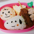ヴァリィママ's cooksnap of when they made スヌーピー キャラ弁 幼稚園.