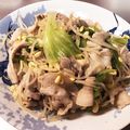 ぱいん姫's cooksnap of when they made 簡単豚カルビレタスもやし炒め.