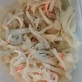 ёのんちんё's cooksnap of when they made 超簡単！大根とカニカマのさっぱりサラダ.