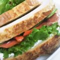 柴犬ジュン's cooksnap of when they made サーモンとアボカドのサンドイッチ.