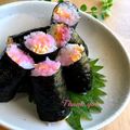 Miiyasusho's cooksnap of when they made 簡単♡桜でんぶ巻き寿司♡.