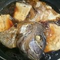 なちげ☆'s cooksnap of when they made 簡単美味・真鯛頭の甘辛煮.