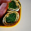 ＭＩＴＳＵＢＡＣＨＩ's cooksnap of when they made お弁当に✿ほうれん草の海苔巻き玉子♡.