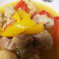 とこぷっぷ's cooksnap of when they made 鶏とパプリカの白ワイン煮.