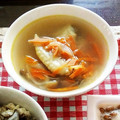 akokuma♪'s cooksnap of when they made 炊飯器で簡単！手羽先の先で野菜スープ.
