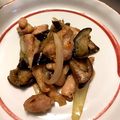 Nana983's cooksnap of when they made 鶏肉と茄子と玉ねぎのニンニク味噌炒め.