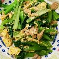 なち1225sd's cooksnap of when they made お弁当に！シーチキン卵のほうれん草炒め.