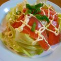 おぶうさま's cooksnap of when they made スモークサーモンの梅ドレッシングサラダ♪.