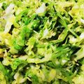 みぽり〜ぬ's cooksnap of when they made 簡単❗️キャベツと豆苗のナムル.