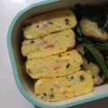 tamago大好き's cooksnap of when they made ❁かにかまと黒胡麻の卵焼き❁.