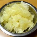 かぁかじんたん☆'s cooksnap of when they made 大玉の土佐文旦の捌き方と美味しい食べ方.