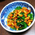 ひなたのねこやなぎ's cooksnap of when they made ほうれん草となめこの和え物.