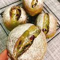 ゆうゆう♬'s cooksnap of when they made 抹茶とホワイトチョコのカンパーニュ.