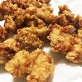 tamichi's cooksnap of when they made カリッとジューシーな鶏の唐揚げのコツ.