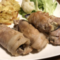 onnellinen's cooksnap of when they made ナスを豚もも薄切り肉で巻いて焼きました.
