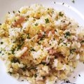 amm46's cooksnap of when they made ベーコンとじゃこの焼き飯.
