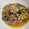 料理初心者あぃ☆'s cooksnap of when they made 豚肉と三つ葉のたまごとじ♫.