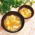 なつき☆ミ's cooksnap of when they made 温まる～(*^^*)根菜たっぷり味噌汁♪.
