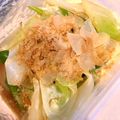 Тика's cooksnap of when they made レンジで！白ネギのマヨポン和え.