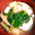 ムーミン☆ママ's cooksnap of when they made ほうれん草としいたけと豆腐のお味噌汁☆.