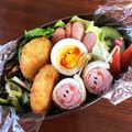 キョーマキ's cooksnap of when they made お弁当に!竹輪のクルクル巻べーコンウィン.