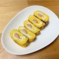 romiccy's cooksnap of when they made 卵1個で甘いカニカマ入卵焼き♪お弁当にも.