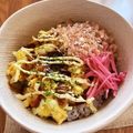 はぴはぴきち's cooksnap of when they made レンジ調理☆お好み焼き定食風ねこまんま！.