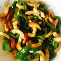 みちはち's cooksnap of when they made 10分副菜！ちくわとピーマンのカレー炒め.