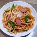 ＊なぁ＊'s cooksnap of when they made ランチ☆おつまみ☆うどんでナポリタン.