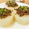 ヒソカ★ナニカ's cooksnap of when they made 簡単♡基本のふろふき大根肉味噌乗せ.