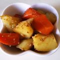 ヒラガマロン's cooksnap of when they made レンジで時短♬新じゃがと人参のきんぴら.