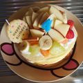 みつにゃんこ's cooksnap of when they made パンケーキで☆２歳のバースデーケーキ.