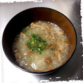 K0A9O0R8U♪'s cooksnap of when they made 大根おろしとなめこの柚子胡椒スープ.
