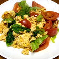 なっしー♫'s cooksnap of when they made 簡単！卵とトマトとレタスの中華炒め.