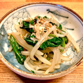 yukanan's cooksnap of when they made ♡簡単！もやしとほうれん草のお浸し♡.