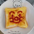 隣のあの人｡'s cooksnap of when they made フライパンでオムレツトースト❤️.