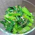 ☆TENBELL☆'s cooksnap of when they made 妊婦さんにオススメ☆小松菜のおひたし.